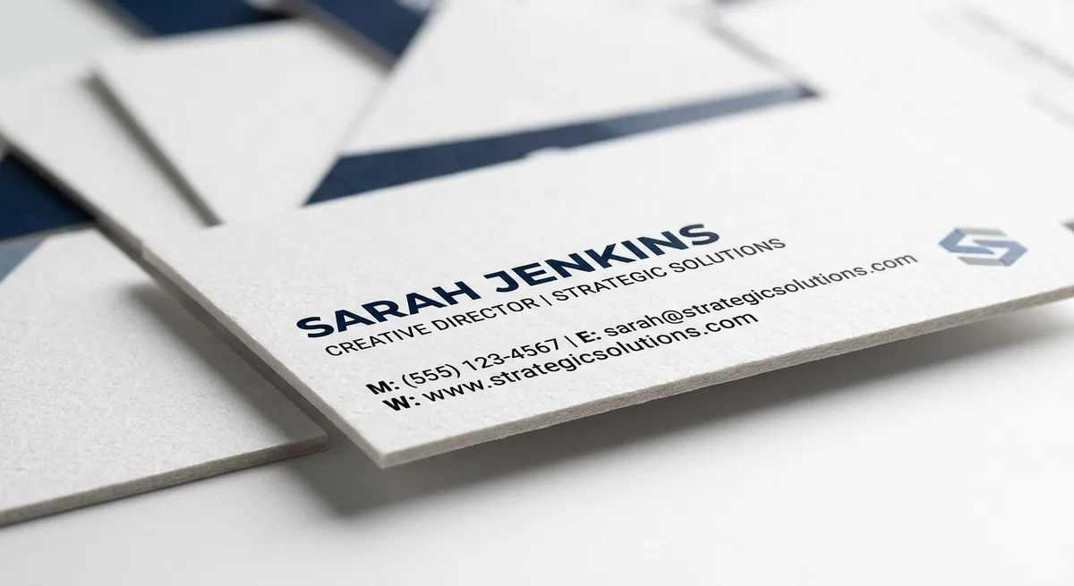 Corner Cut Business Card Printing