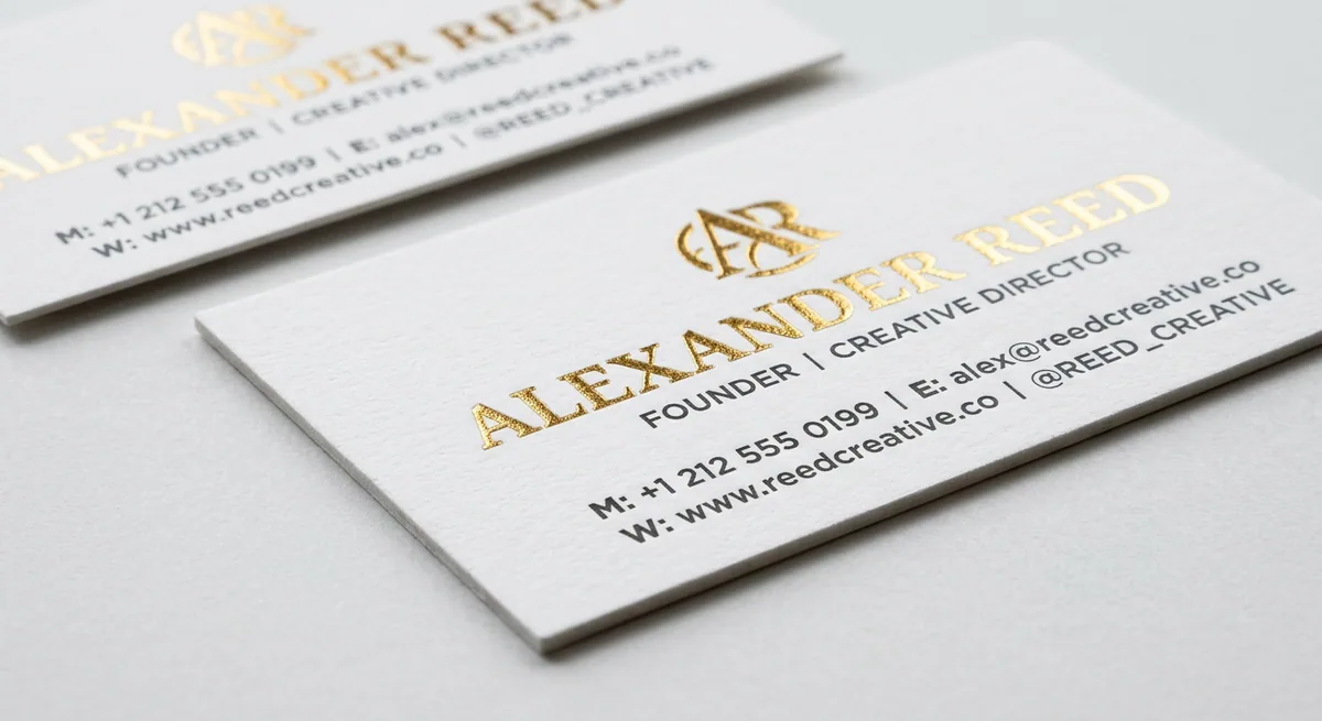 Foil Business Card Printing