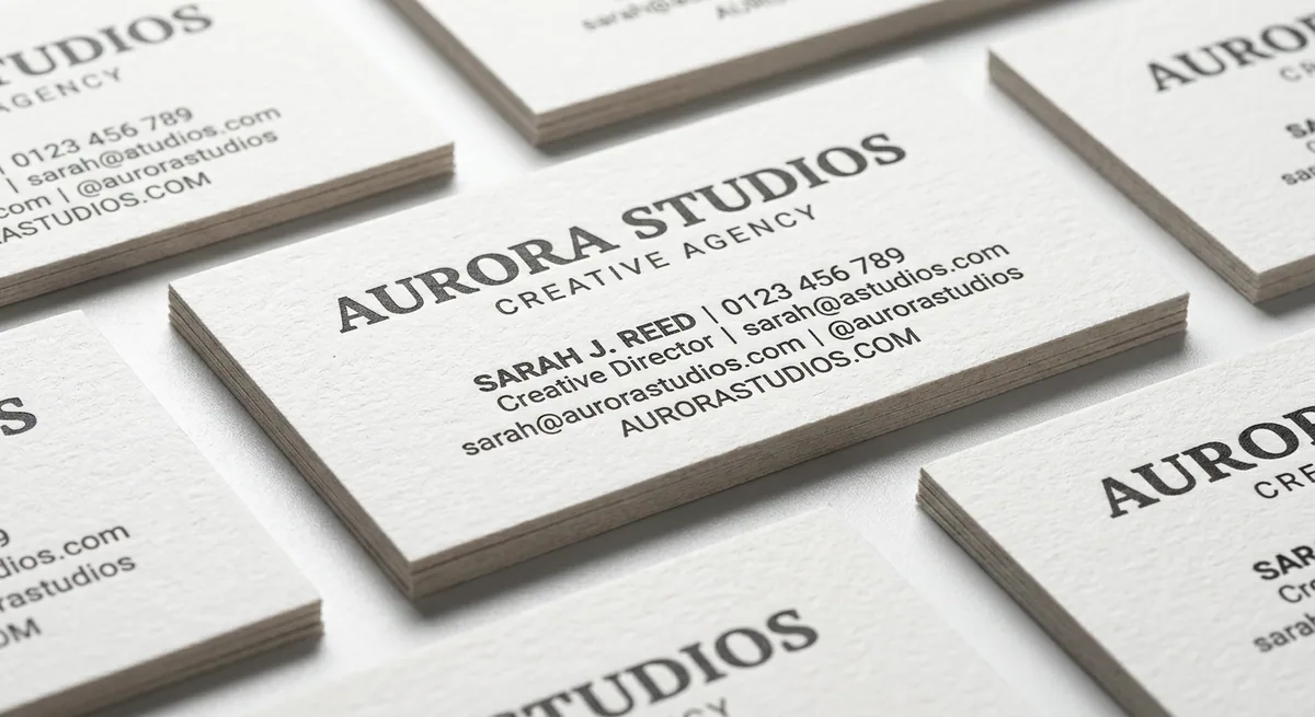 Oval Business Card Printing