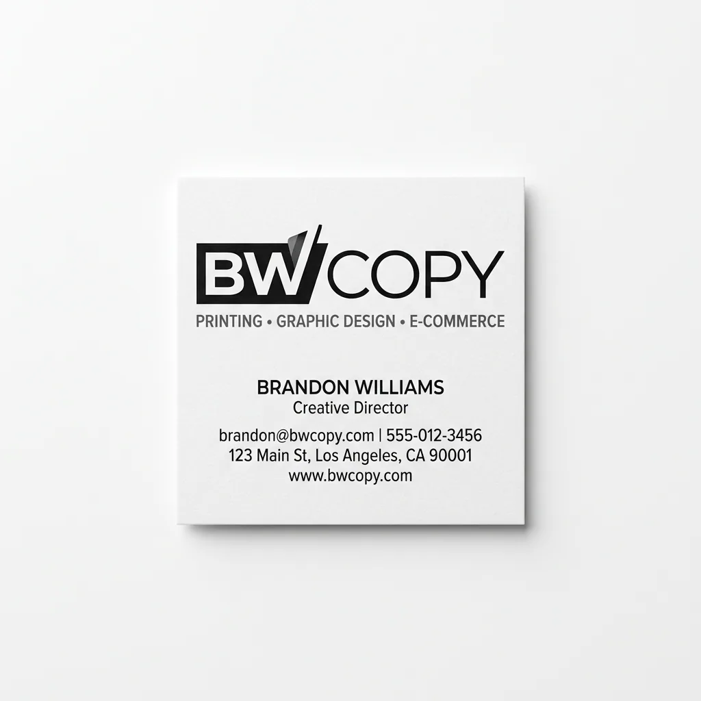 Black and White Copy Printing