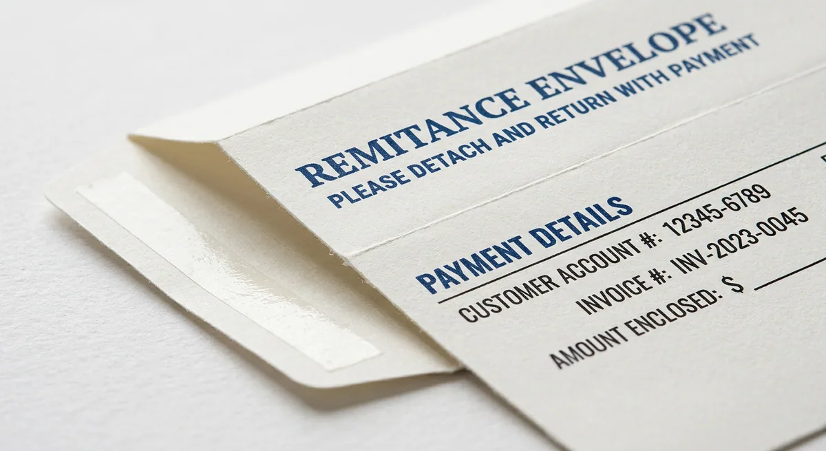 Remittance Envelope Printing