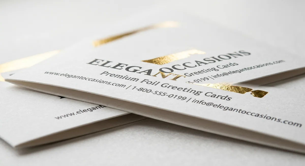Foil Greeting Card Printing