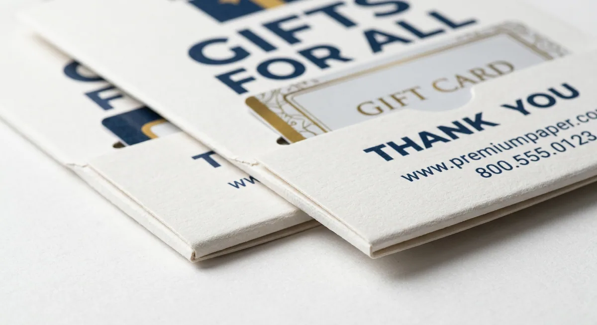 Gift Card Holder Printing