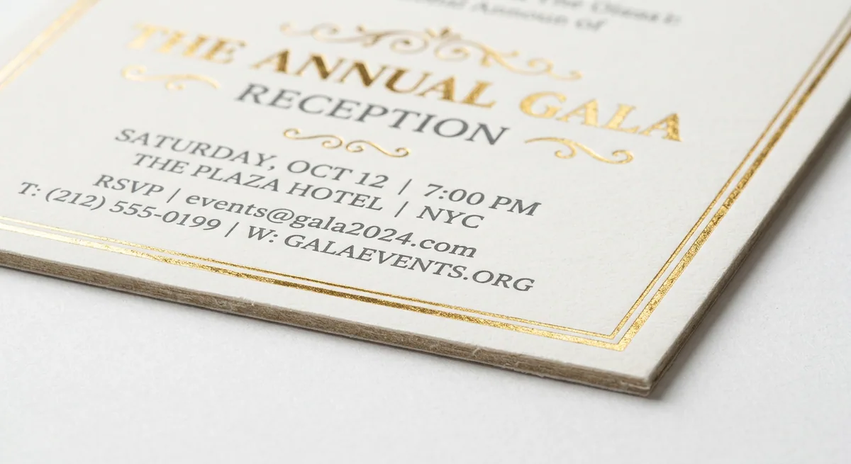 Foil Invitation Printing
