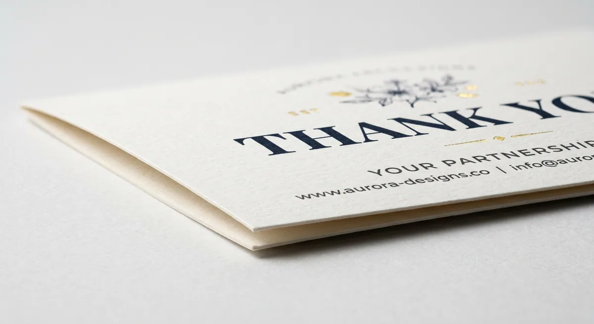 Thank You Card Printing
